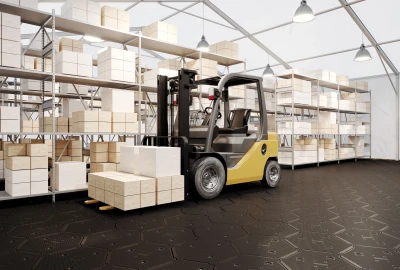 SOLID BASIC Hexagon-Bodenplatten in Wabenform